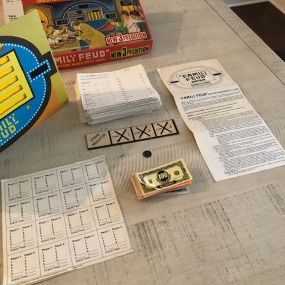 Vintage 1978 Milton Bradley "Family Feud" Question Game based on T.V. Show - Picture 3 of 8